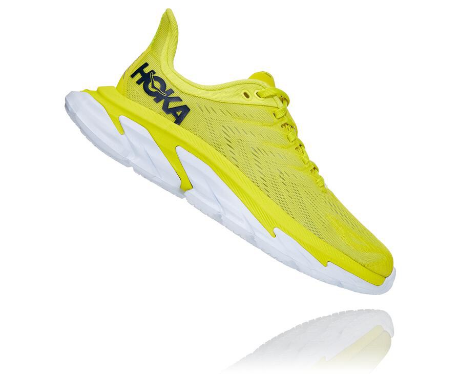 Hoka One One Clifton Edge Löparskor Dam - Fluorescerande - SYBZI-1293